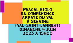Conférence du Dimanche 4 juin 2023 à 15h00
