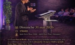 Pascal: Conférence à Petit-Thier (Vielsalm) 31 MAI 2026