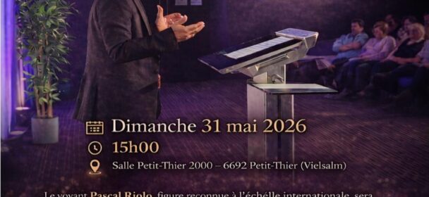 Pascal: Conférence à Petit-Thier (Vielsalm) 31 MAI 2026